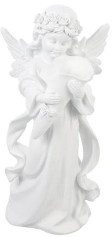 SUPVOX Statue Dange en Résine pour Décoration Dintérieur Ornements pour Anniversaires Mariages