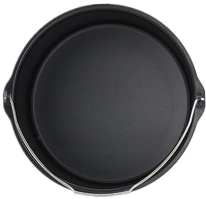 DIYEAH Accessoire Pour Friteuse à Air Domestique, Poêle à Pizza 15,2 Cm, Panier à Gâteaux En Acier Compatible, Ustensile Cuisine Multifonction, Adapté Pour Cuisson Maison