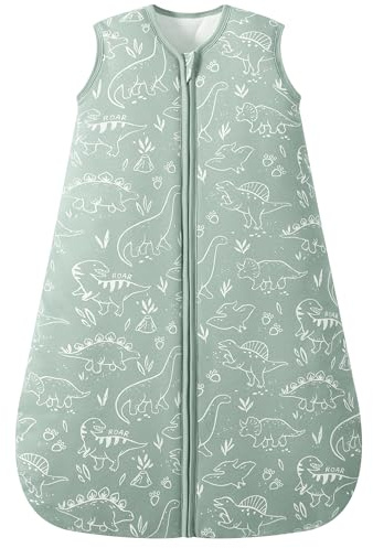 FIEMOL Saco de dormir para bebé de 2,5 tog, 6-12 meses, algodón de invierno, saco de dormir para recién nacido, saco de dormir para bebés y niños pequeños, cremallera de 2 vías, manta cálida de