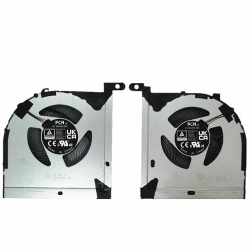 Ventilateur de refroidissement for processeur et carte graphique d'ordinateur portable, compatible avec les séries Slim 5 16APH8, Slim 5 16IRH8, Y7000P 2023, R7000P 2023, DFSCL12E06(PAIR)