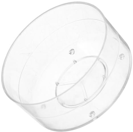 CONGARTENO 100 pièces Coupelles à Bougie Rondes Plastique Transparentes Réutilisables pour Fabrication Bougies Décoration Maison DIY Réutilisable