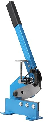 Mreryyse Handhebelschere, 200mm Klingenlänge manuelle Metallschere, Heavy Duty Hebelschere Blechschere Schlagschere Stahl Blech Schere Metall-Cutter für Blech und Metall, Blau