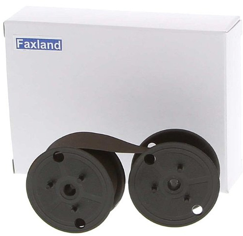 Farbband - schwarz- Spule Durchmesser 35 mm, kompatibel Marke Faxland