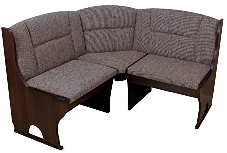 moebel direkt online Eckbank 125x125 cm Madrid weiß/azurblau