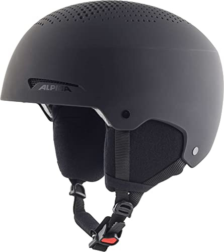 Alpina Skihelm Arber, Farbe:Black matt, Größe:54-58