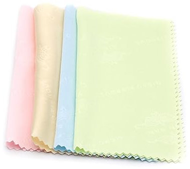 iplusmile Paño de Limpieza de Microfibra 13X13Cm para Gafas Joyas Lentes de Cámara Pantallas de Teléfono E Instrumentos Musicales Reutilizable y Fácil de Lavar Suave para Superficies Delicadas