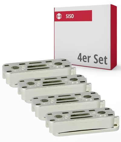Gedotec Möbelverbinder Metall 4 Paar Schwalbenschwanz Verbinder, Korpusverbinder Betten, unsichtbare Balkenverbinder für Tische, Trennwände, Tragkraft bis 250 kg, Holzverbinder unsichtbar