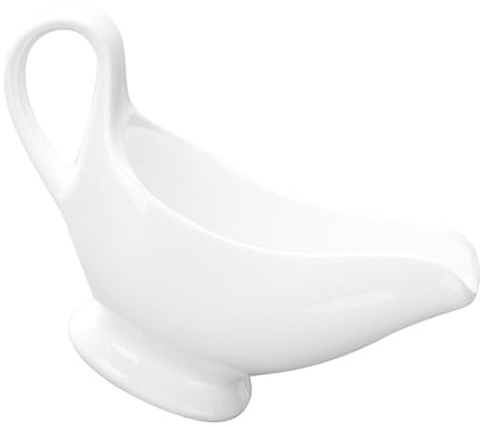 LIFKOME Jarra De Crema De Cerámica Pequeña 70 Ml, Dispensador Ligero Para Leche y Salsas, Apta Para Restaurante y Catering, Uso Práctico Mesa, Diseño Compacto Color Blanco