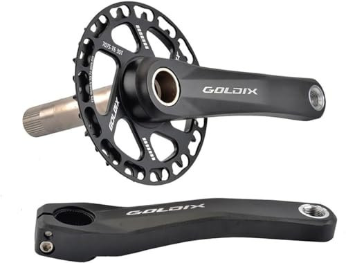Faltrad Hohle integrierte Kurbelgarnitur 110 mm/127 mm/140 mm/150 mm/155 mm/160 mm Kinderfahrrad-Kurbelarm-Set 28T/30T/32T/34T/36T GXP-Kettenblatt für 7–12 Gänge, 150 mm, 32 Zähne