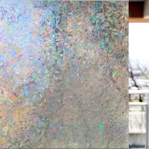 Sonnenschutzfolie Fenster Innen 100 x 100 cm Uv-Schutz Folie Sichtschutz Hitze Anti-Uv Sichtschutz Fenster Klebefolie Sonnenschutzfolie für Büro Und Haus, Laser