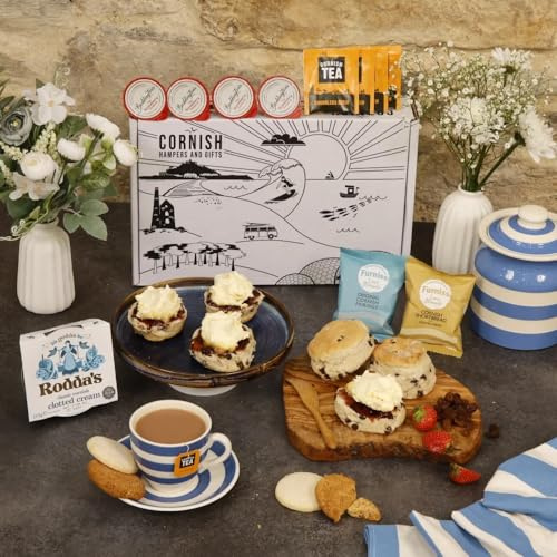 Fruit Afternoon Tea Hamper Ultimate Treats Cornish Gift Hamper - | Food Gifts For Men Hampers For Women, Thank You Gourmet Gifts, Cornish Hampers & Gifts.