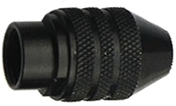 Artibetter Mandrin de Perceuse sans Clé Noir en Alliage 3 Mâchoires, Serrage Rapide Unique, Modèle M8x0.75mm, Adapté pour Mini Perceuse Électrique