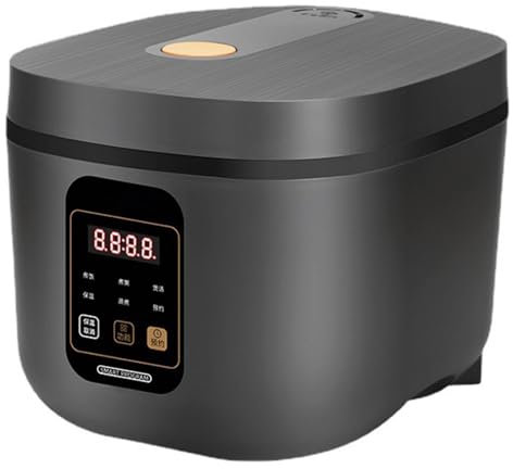 Cuociriso Elettrico, cuociriso Intelligente, cuociriso Multifunzione da 3/3,8/5 Litri, scaldavivande Automatico, con Padella Antiaderente Interna in Lega di Alluminio, per Riso da Sushi, 3,8 l