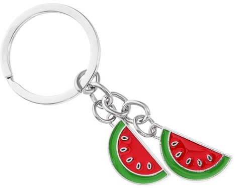 CIMAXIC Wassermelone Schlüsselanhänger Obst Anhänger Schlüsselkette Hängender Anhänger Schlüsselring Für Geburtstagsfeiern Wassermelonen Party