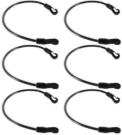 SEWOART Elastische Beinriemen mit Doppelclips 6 Stück für Pferdedecken aus Nylon und Kunststoff und Stark Installieren für Täglichen Einsatz