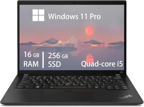 Lenovo ThinkPad X13 Gen 1 Ordinateur Portable Professionnel, écran HD 13,3 Pouces, processeur Intel Core i5-10210U, 16 Go de RAM, SSD 256 Go, Clavier Japonais, Windows 11 Pro (reconditionné)