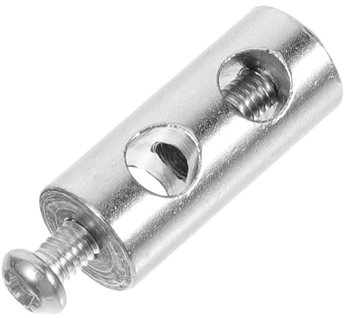 AUTSUPPL Clip para Cable de Acero Inoxidable Doble Orificio, Resistente y Superficie Pulida para Cuerda y Cables de Acero en Construcción y Lámparas