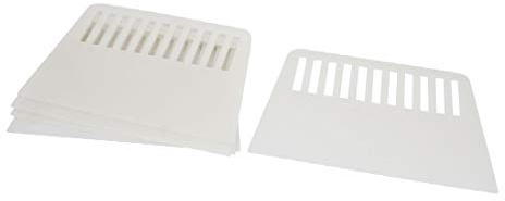New Lon0167 5pcs 5' En vedette 'large décapant efficacité fiable en plastique trapézoïdal décapant pour peinture papier peint grattoir mastic blanc(id:c2b 30 97 a8d)