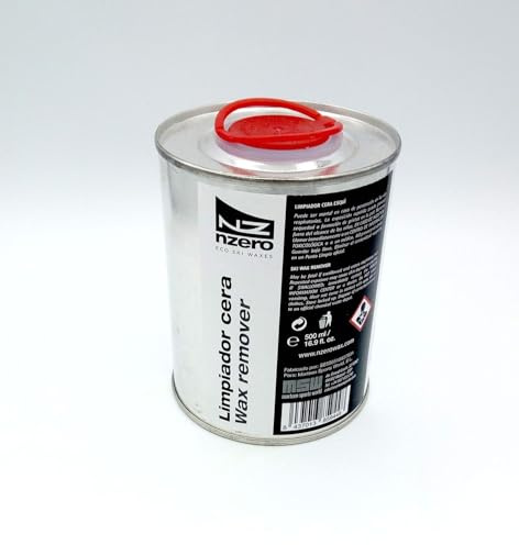 NZEROWAX - Liquido Limpiador de Cera, 500ml | Limpiador Ceras Esquís y Tablas de Snowboard