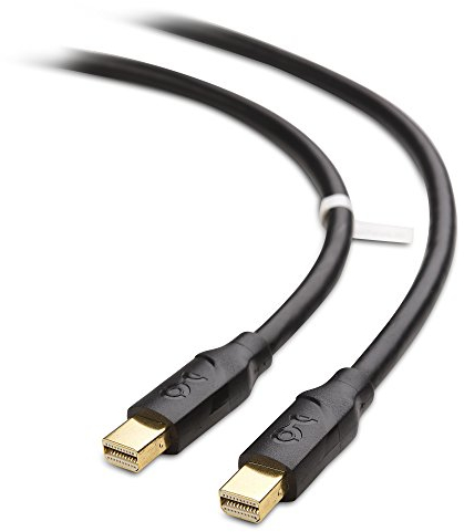 Cable Matters Cable Adaptador Mini DisplayPort a Mini DisplayPort (Cable mDP) con 4K@60Hz en Negro - 1 metro