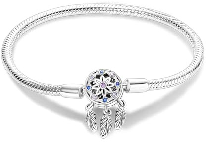 TINSLO Damen Armband 925 Sterling Silber, Armbänder mit Herz Verschluss Moments Schlangen Gliederarmband Armkette Valentinstag Muttertag Geburtstags Weihnachten Geschenk für Frauen Freundin Mama