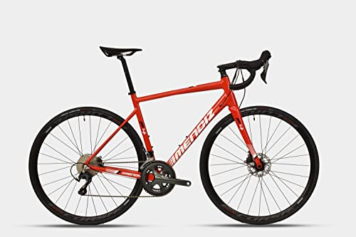 Mendiz Bikes Rennrad F4.08, Aluminium, Größe: 48 cm, Shimano Tiagra R4700, Scheibenbremsen, Farbe rot