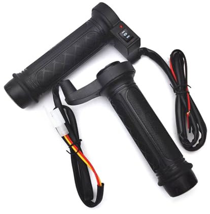 Motorroller-Stimmgriff-Heizstange, intelligente Drei-Gang-Heizhandgriffe mit einstellbarer Wärme, für Motorrad-Reise, 12 V, Motorrad, beheizter Griff, Gummi, Motorrad-Griffheizung, mehrstufig