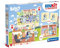 Clementoni - Edukit 4 In 1 Bluey - Juego Educativo Que Incluye Dos Puzzle Infantil De 30 Y 48 Piezas, Juego De Memoria Y 6 Cubos De Tus Personajes Favoritos, Juguete 3-5 Años, Made In Italy, 18320