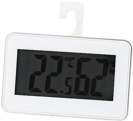 Garneck Mini-haushalts-innenkühlschrank-temperaturmessgerät Feuchtigkeitsmessgerät Thermometer Einfach Zu Bedienender Monitor