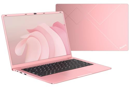 2025 Newest Pc Portatile 14 Pollici Celeron N5095 Upto 2,9 GHz Notebook 8GB RAM 256GB SSD TF 1TB LPDDR4 Win11 5G WiFi 1920*1080 FHD USB 3.0 Widevine L1 Laptop Film Italiana - Oro Corpo in Metallo