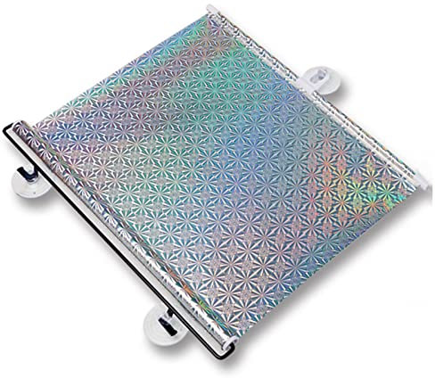 DECAKE Tende a Rullo oscuranti con Ventosa, Tende avvolgibili per finestre da Tetto, Tende avvolgibili con Isolamento Termico, Senza Foratura, Tende Parasole, Parasole per Auto, Argento-4