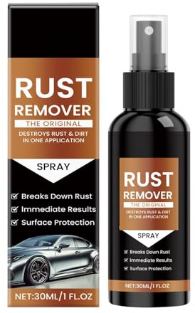 Spray antiruggine 2025, per rimuovere la ruggine per metallo, rimozione graffi auto, smacchiatore di ferro per più superfici, per dissolvente antiruggine resistente per metallo, strumenti, auto