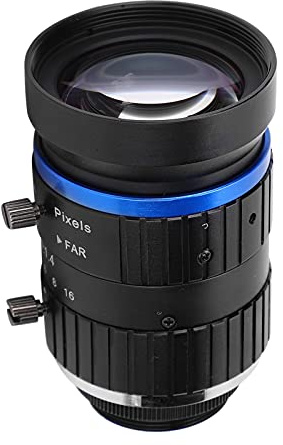 Obiettivo 8MP 50mm per fotocamere industriali – alta definizione immagini bassa distorsione lunghezza focale fissa apertura bloccabile compatibile con molte videocamere materiale i