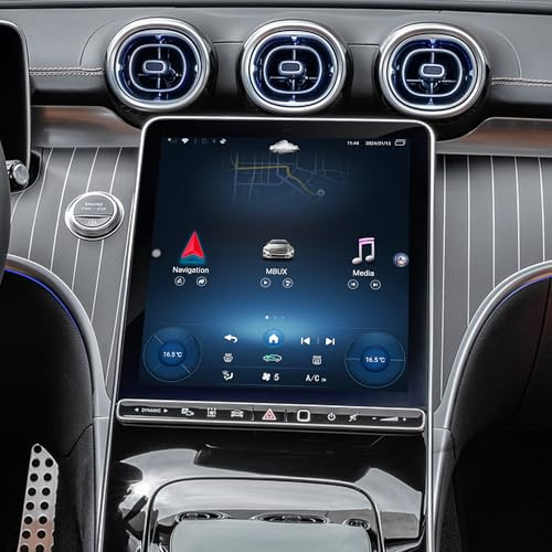 3 in 1 CarPlay AI Adapter für Mercedes CLE A236 C236 MBUX Android Auto Vollbild-Zugriff Android 13 App auf 11.9 Touchscreen Spiele Musik Netflix YouTube Spotify GPS Navigation WiFi (256GB)