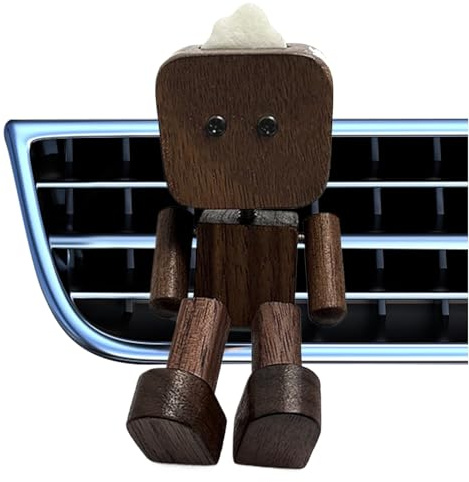 Huxibai Decoración para Salpicadero De Coche - Figura De Madera Oscilante para Salpicadero O Escritorio - Escultura con Pies Que Bailan para Salidas Familiares Regalos De Hogar Cumpleaños Y Viajes