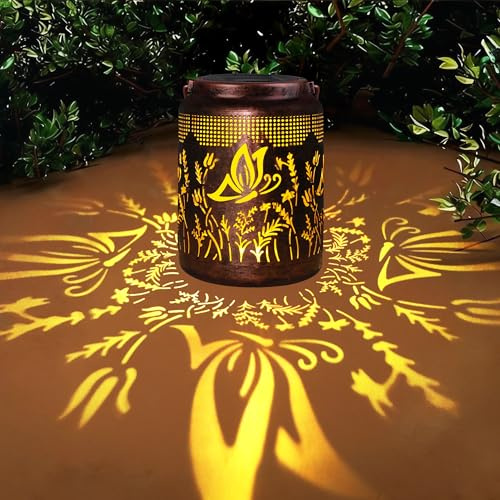 Mariposa regalos para mujeres, mamá, madre, linternas solares para exteriores, lámparas solares para exteriores, jardín, resistentes a la intemperie, para balcón, terrazas, decoración de mesa