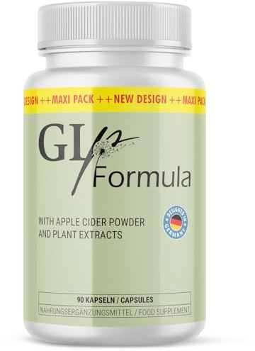 GLp Formula Kapseln | mit Apfelessig und Pflanzenextrakten | in der großen Maxi-Dose | 90 Kapseln Inhalt