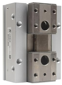 TYBOPHQJ MHF2 Doppeltwirkend Niedrigen Profil Luft Greifer Pneumatische Zylinder Parallel Greifer Serie MHF2-8D 16D 20D D1 D2 Greifer Pneumatische(Mhf2-16d2)
