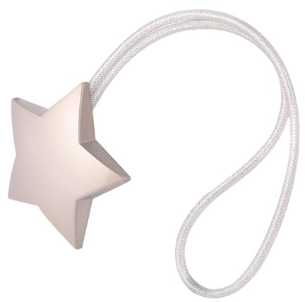 MINAOLULUS Fermatende Magnetici in Metallo a Forma di Stella, Fibbia Magnetica Senza Foratura per Tende e Drappeggi, Accessorio Decorativo per Casa, Facile da Usare e Resistente