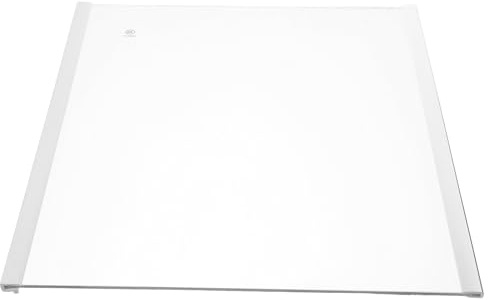 EXHUMKY Tempered Glass Fridge Shelf Replacement 300x300mm, Household Refrigerator Glass Dividing Shelf Tray with Bracket for Freezer Section Organizing and Storage