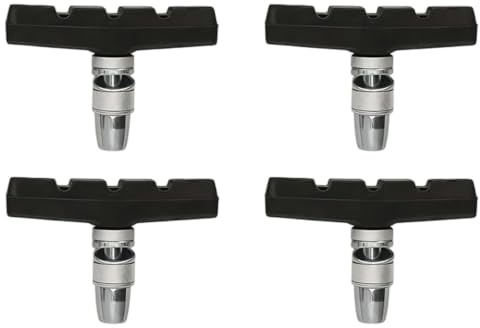 OZNXWRYY Zapatos de Freno V-Brake 70mm, 2 Pares de Almohadillas Compatibles con Principales Bicicletas, Duraderas para Frenado Confiable en Todas Las Condiciones