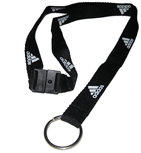 ADIDAS Schlüsselband Lanyard Lanyards schwarz 3 stripes Schlüssel Band Umhängeband