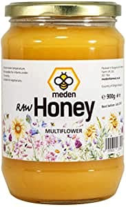 Wilde Blume Bulgarischer reiner, roher Honig, 450 g, Ernte 2019 – ungefiltert, ungeheizt