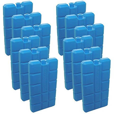 NEMT 24 Stück Kühlakkus Kühlelemente je 200ml für Kühltasche oder Kühlbox bis 12 h Kühlpack Kühlakku