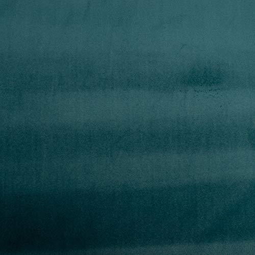 Samtstoff Dekostoff Velvet Samt einfarbig petrol 1,4m