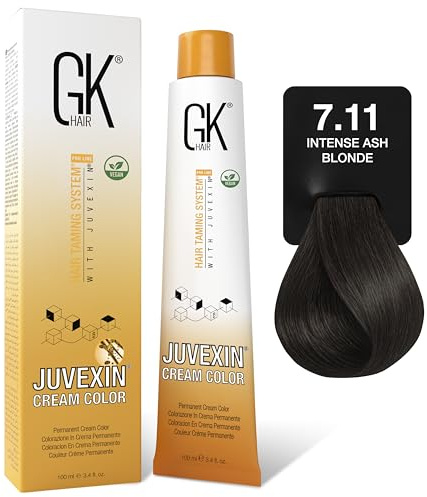 GK Hair Crema Colorante per Capelli 100 ml – Colore Semi-Permanente Nutriente per Styling, Tonalità Naturali e Intense, Ideale per Colpi di Luce, Riflessi e Risultati Uniformi con Applicazione Facile