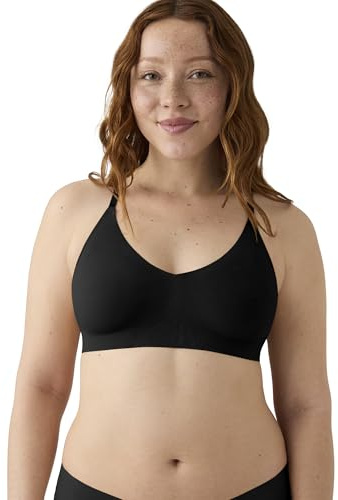 True & Co kvinnors äkta kropp triangel spets brottarrygg BH, Svart, (X-Large) 38-40A/D