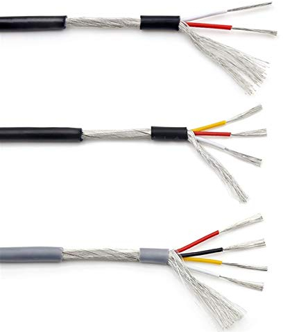 Pangocho Jinchao-Kupferdraht 1 stücke 1m 28awg Abschirmungsdraht, Signalkabel, 2 3 4 5 6 7 8 Kerne, PVC isoliert verzinnt Kupfer, Kanal Audiosteuerung Abschirmungsdraht Gerätezubehör
