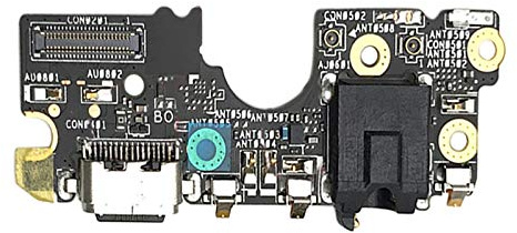 Ricambio compatibile con Asus Zenfone 6 (2019) / ZS630KL CIRCUITO MODULO PCB SCHEDA PORTA USB TYPE C CONNETTORE DI CARICA RICARICA + MICROFONO CHIAMATE DC BOARD SYNC DATI +IN JACK CUFFIE