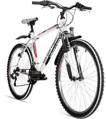 Bergsteiger Denver 26 Zoll Mountainbike Fully mit Gabelfederung